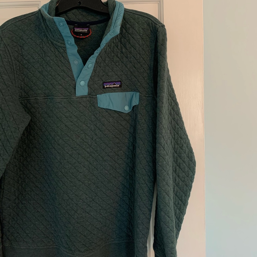 patagonia cotton quilt snap-t pullover